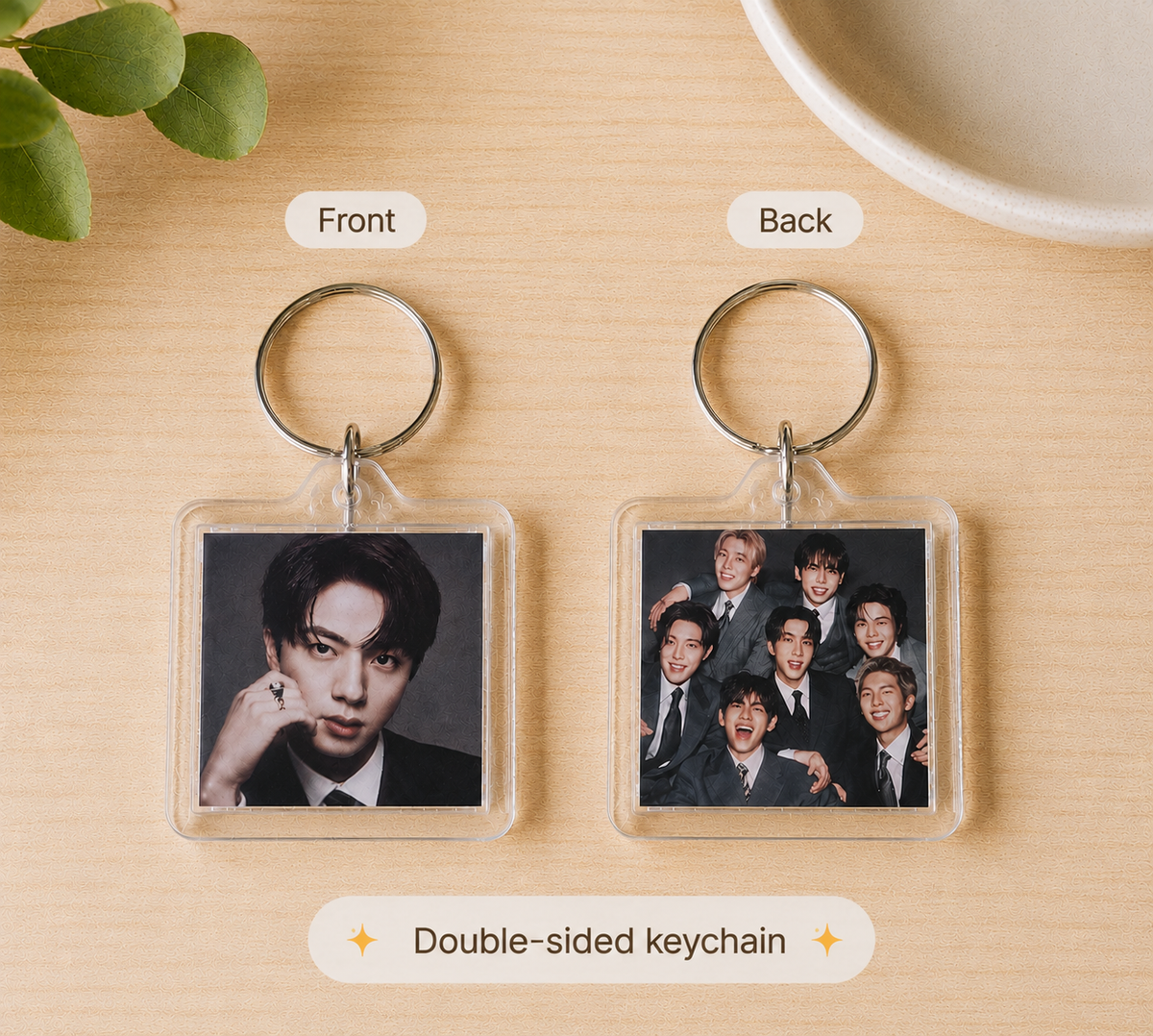 BTS Jin keychain