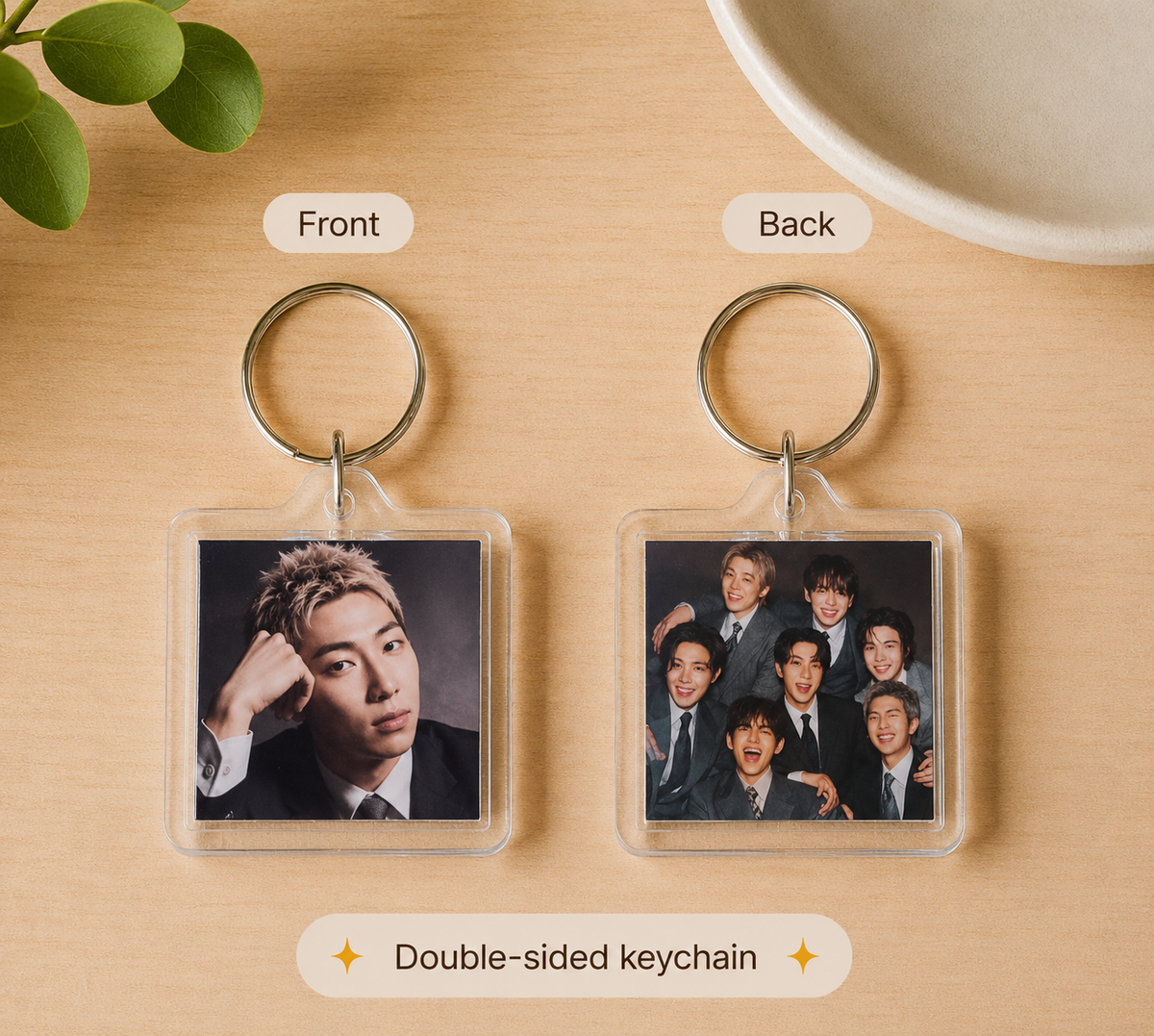 BTS RM keychain